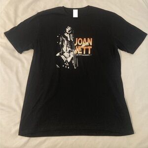 Joan Jett And The Blackhearts Graphic Black Short Sleeve T-Shirt